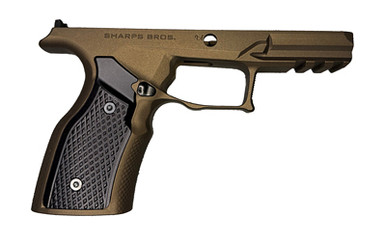 Sharps Bros SBGM33 Taurus GX4 Carry Grip Module | Bronze Cerakote Billet Aluminum Frame with Black Aluminum Panels, Mag Release Included