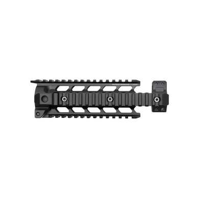Strike Industries M4 Quad Rail Handguard SI-M4-HG-BK | Lightweight 8.49" Quad Picatinny Handguard with Patent-Pending Mount, Black