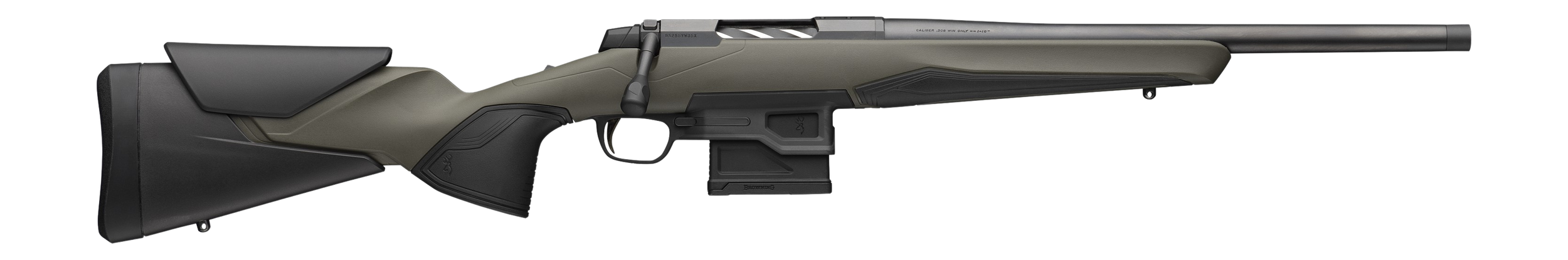 Browning X-Bolt 2 All Purpose Rifle 0361092005, 25 Creedmoor, 16.50", OD Green Synthetic Stock, Matte Blued Finish, 6 Rds