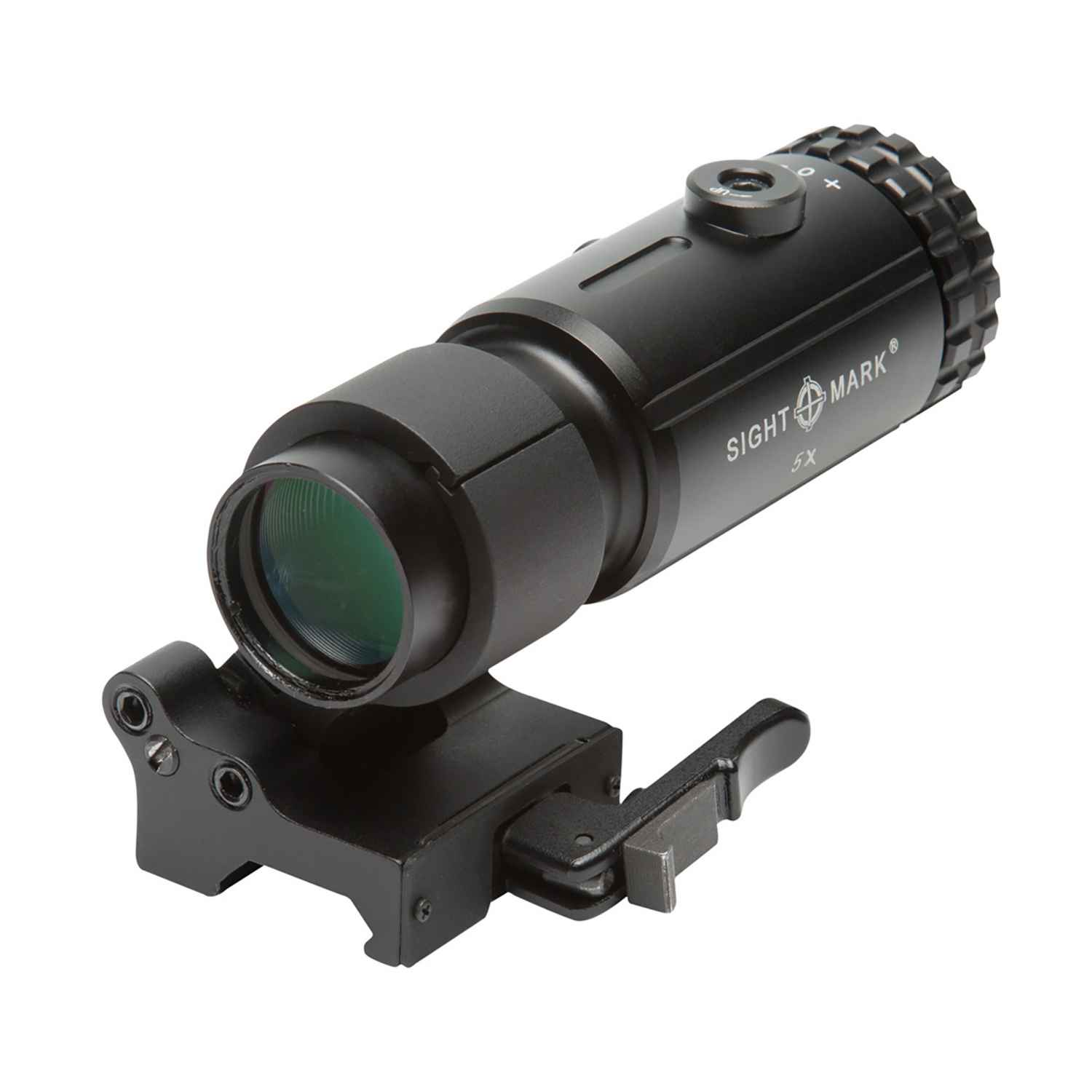 SIGHTMARK T-5 MAGNIFIER 5X W/ FLIP TO SIDE MOUNT, 5X MAGNIFIER, 30MM TUBE, MATTE FINISH, BLACK