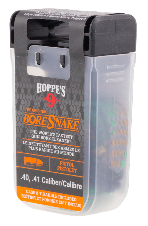 Hoppes BoreSnake Den 40/41 Caliber Pistol Bronze Brush