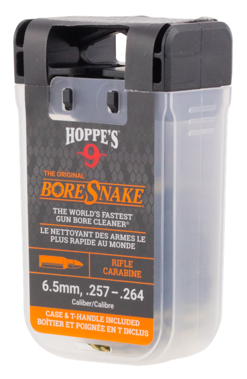 Hoppes BoreSnake Den 6.5mm/257-264 Caliber Rifle Bronze Brush