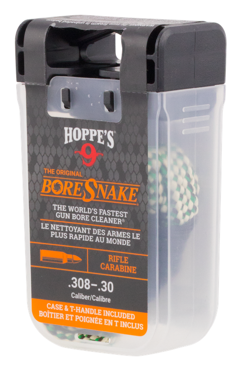 Hoppes BoreSnake Den 30/308 Caliber Rifle Bronze Brush