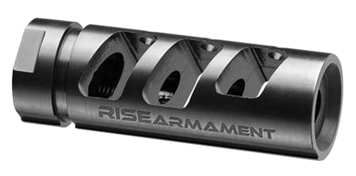 Rise Armament RA-701 308 Win/7.62 NATO Compensator 5/8"-24 tpi Black Nitride 416 Stainless Steel