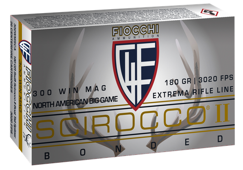 Fiocchi Extrema 300 Win Mag 180gr, Swift Scirocco II Boat Tail Spitzer, 20rd Box