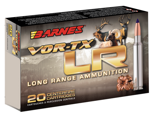 Barnes VOR-TX LR Rifle 6mm Creedmoor 95gr, LRX Boat Tail, 20rd Box