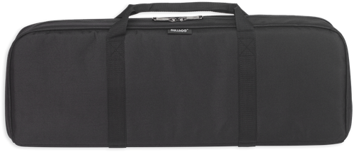 Bulldog Ultra Compact Discreet Sporting Rifle Case made of Nylon with Black, Padded Divider, 2 Internal Mag Pouches & Wraparound Carry Handles 29" L