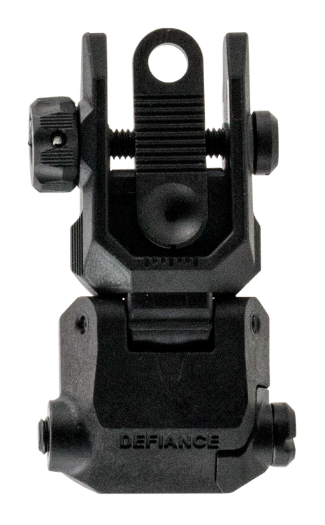 Kriss Defiance Flip-Up Sights Rear AR Rifle Polymer Black