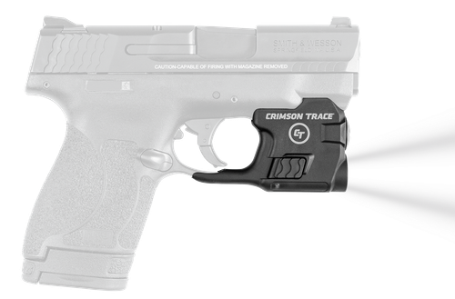 Crimson Trace Corporation Lightguard, 110 Lumen LED White Light, Dual Side Activation, Fits S&W M&P Shield M2.0 9mm and .40 S&W, Black, Does Not Fit Models with Integrated Laser