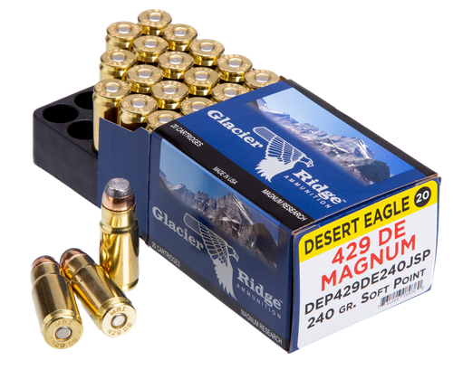 Magnum Research Desert Eagle 429 DE Magnum 240gr, Jacketed Soft Point, 20rd Box