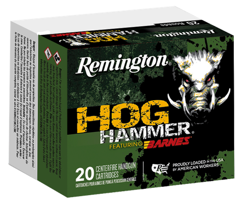 Remington Hog Hammer 10mm ACP 155gr, Barnes XPB, 20rd Box