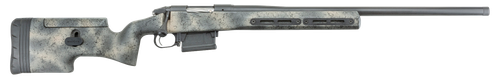 Bergara Premier Ridgeback 28 Nosler, 26" Threaded Barrel, Woodland Camo, Grayboe Adjustable Cheek Stock, 5rd
