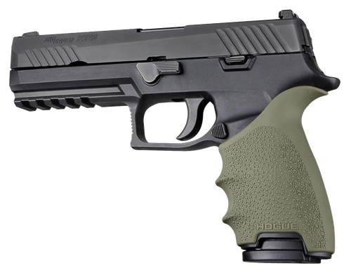 Hogue HandAll Beavertail Grip Sleeve, Olive DrabGreen, Fits Sig P320 Full Size