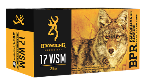 Browning BPR 17 WSM 25gr, Polymer Tip, 50rd Box
