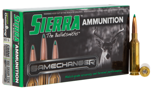 Sierra Bullets, GameChanger, 6MM Creedmoor, 100Gr, Tipped GameKing, 20rd Box