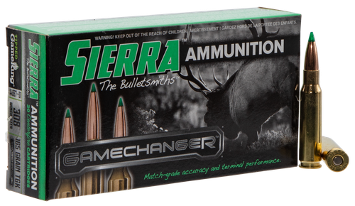 Sierra Bullets, GameChanger, 308 Winchester, 165gr, Tipped GameKing, 20rd Box