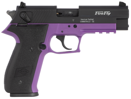 GSG FireFly 22 LR, 4" Barrel, Purple Frame, Black Slide/Grip, 10rd