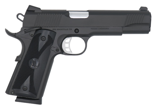 Tisas 1911-B 45 ACP, 5" Barrel, Steel Frame, Black Cerakote Finish, Novak Style 3-Dot Sights, 8Rd