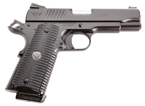 Wilson Combat ACP Commander, 45 ACP, 4.25” Bbl, Black Armor Tuff