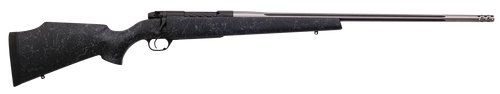 Weatherby Mark V Accumark 300 Weatherby Mag with , 26" Barrel, Graphite Black Metal Finish & Gray Webbed Black Fixed, Monte Carlo Stock, 3rd