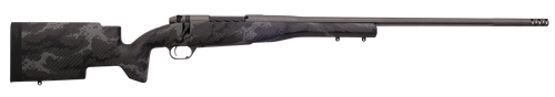Weatherby Mark V Accumark Pro, 6.5 Weatherby RPM, 26" Barrel, Black With Gray Sponge Finish, Carbon Fiber Stock, 4Rd