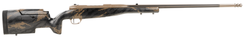 Weatherby Mark V Accumark 257 Weatherby Mag, 26" Barrel, Coyote Tan Rec Brown Sponge Pattern Black Fixed Adjustable Cheekpiece Stock, Left Hand, 3rd