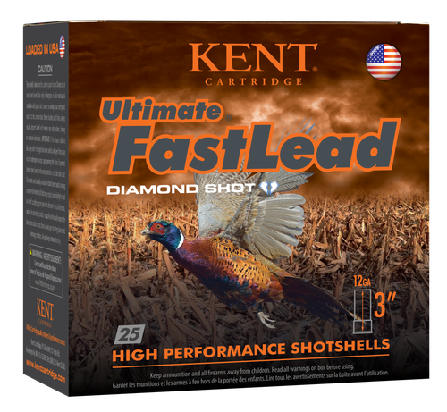Kent Cartridge Ultimate Fast Lead 12 Ga, 3.00", 1 3/4oz, 4 Shot, 25rd Box