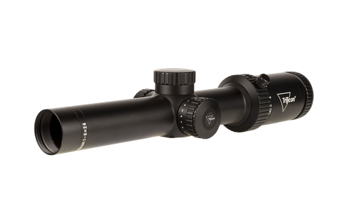 Trijicon Credo HX 1-6x24 1st Focal Plane, Green MOA Segmented Circle, 30mm Tube, Satin Black, Low Capped Adjusters