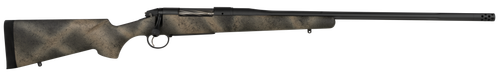 Bergara Premier Series Highlander Rifle .300 Win Mag, 24" Threaded Barrel, Omni Muzzle Brake, Tactical Gray, Grayboe Fiberglass Stock, TriggerTech Trigger, 3rd