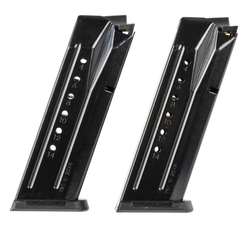 Ruger Security-9 Magazine Value Pack 9mm, 2 Pack, Black Oxide, 15rd