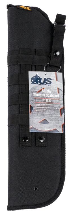 US PeaceKeeper Shotgun Scabbard Stubby Black 600 Denier Polyester 20" x 6"