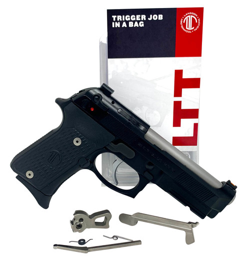 Langdon Tactical Trigger Job In A Bag Beretta 92, 96, M9 not A1 NP3 Nickel Teflon/Stainless Single/Double Curved