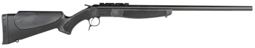 CVA Scout, Single Shot, .35 Whelen, 25" Fluted Barrel, Black, Ambidextrous, Scope Rail, 1rd