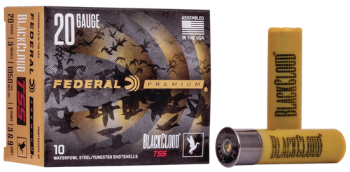 Federal Black Cloud TSS 20 Ga, 3", 1oz, 3 and 9 Shot, 10rd Box