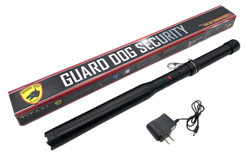 Skyline Guard Dog Titan 7,500,000 Stun Gun with Light Black Aluminum