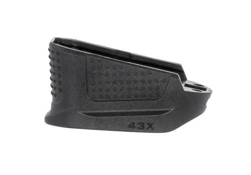 Strike Enhanced Magazine Plate, For Glock 43X/G48, Anodized, Black