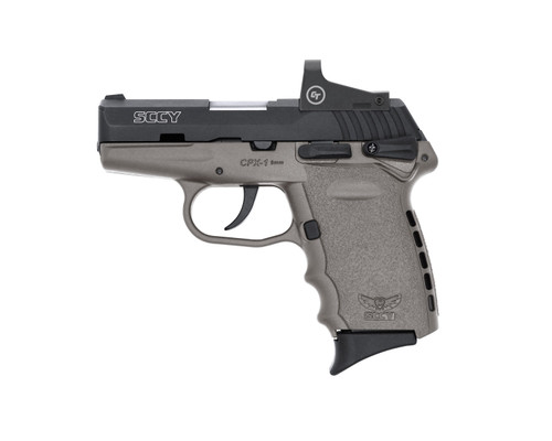 SCCY CPX-1 RD 9mm, 3.1" Barrel, Fixed Sights, CTS-1500, Gray, 10rd