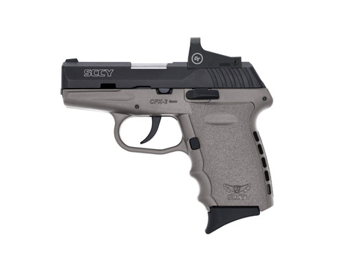 SCCY CPX-2 9mm, 3.1" Barrel, CTS-1500, Gray, NTS, 10rd