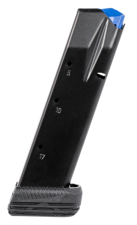 Mecgar CZ75 Magazine 9mm, Drop Protection System Floor Plate, Anti-Friction Coating, 19rd