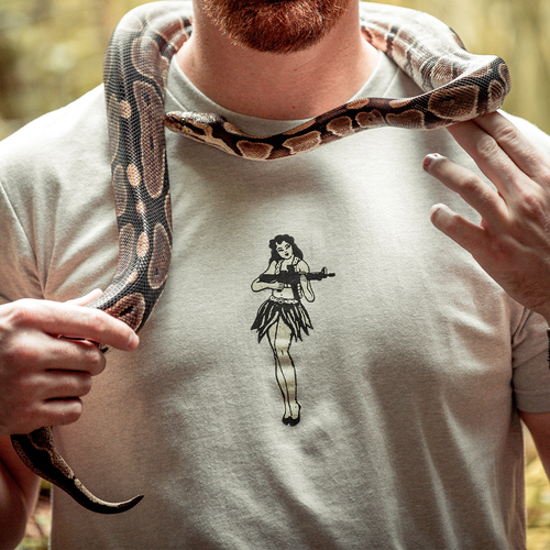 Magpul Megablend Hula Girl Shirt XXL Stone Gray