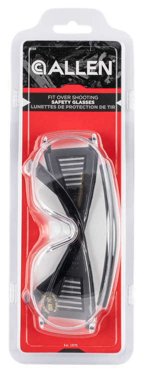 Allen Over Shooting & Safety Glasses Clear Black