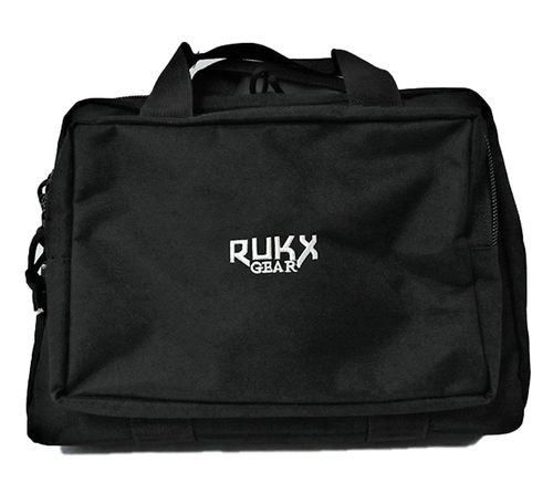 Rukx Gear DoubleBlack 600D Polyester Holds 2 Handguns