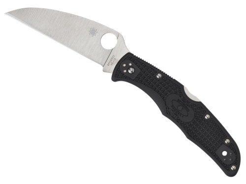 Spyderco Endura 4 Wharncliffe 3.78" VG-10 Stainless Steel Clip Point FRN Lightweight Black Handle Folding