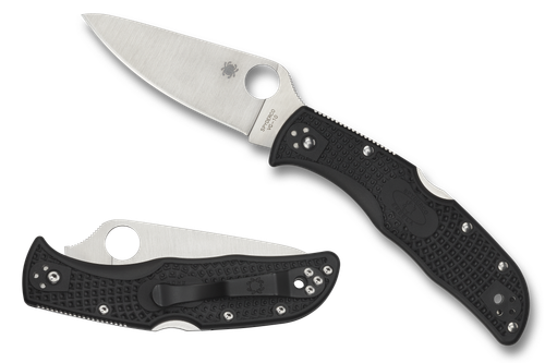 Spyderco Endela Lightweight 3.41" VG-10 Stainless Steel FRN Black Handle Folding