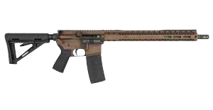 Black Rain Fission 5.56x45mm NATO 16" 30+1 Bronze Battleworn Cerakote Black Adjustable Magpul MOE Stock