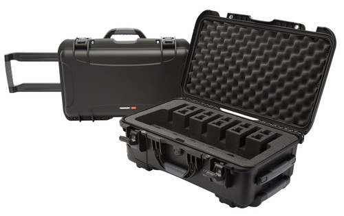 NANUK (PLASTICASE INC) 935 6 Up Pistol Case with Foam Black Polyethylene