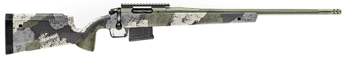 Springfield 2020 Waypoint 6.5 Creedmoor, 22" Fluted Stainless Barrel, Radial Brake, Green Cerakote, Evergreen Camo, Carbon Fiber Stock, M-LOK, TriggerTech Adj Trigger, AICS 5rd Mag