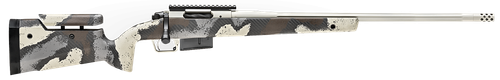 Springfield 2020 Waypoint 6.5 PRC, 24" Fluted Stainless Barrel, SA Radial Brake, Tan, Desert Verde Cerakote, Ridgeline Camo Adj Carbon Fiber Stock M-LOK, TriggerTech Adj Trigger, AICS 3rd Mag