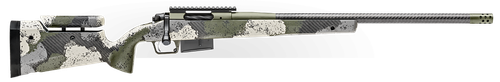 Springfield 2020 Waypoint 6.5 PRC, 24" Carbon Fiber Barrel, SA Radial Brake, Green, Mil-Spec Green Cerakote, Evergreen Camo Adj Carbon Fiber Stock M-LOK, TriggerTech Adj Trigger, AICS 3rd Mag