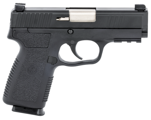 Kahr Arms, P9-2 9mm, 3.6" Barrel, Black Color, Polymer Frame, Blackened Stainless Steel Slide, TruGlo Night Sights, 7Rd, 2 Magazines
